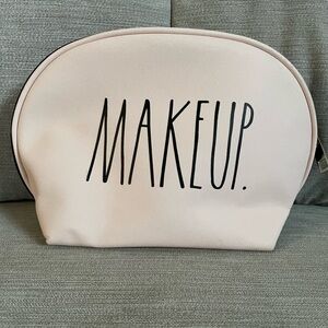 Rae Dunn PVC Makeup Bag. Zip closure. NWOT.